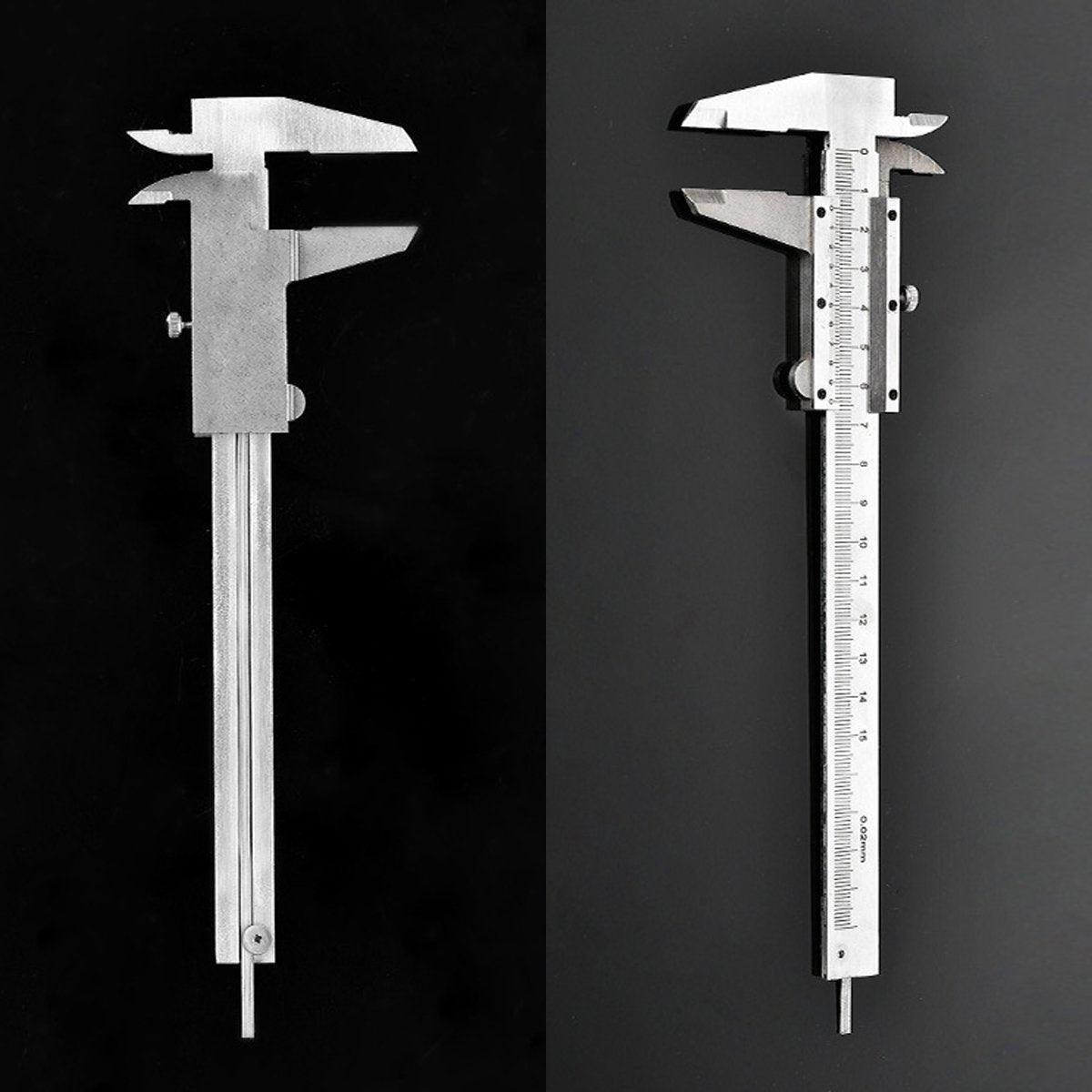 Stainless Steel Vernier Caliper 200mm Micrometer Measuring Tool