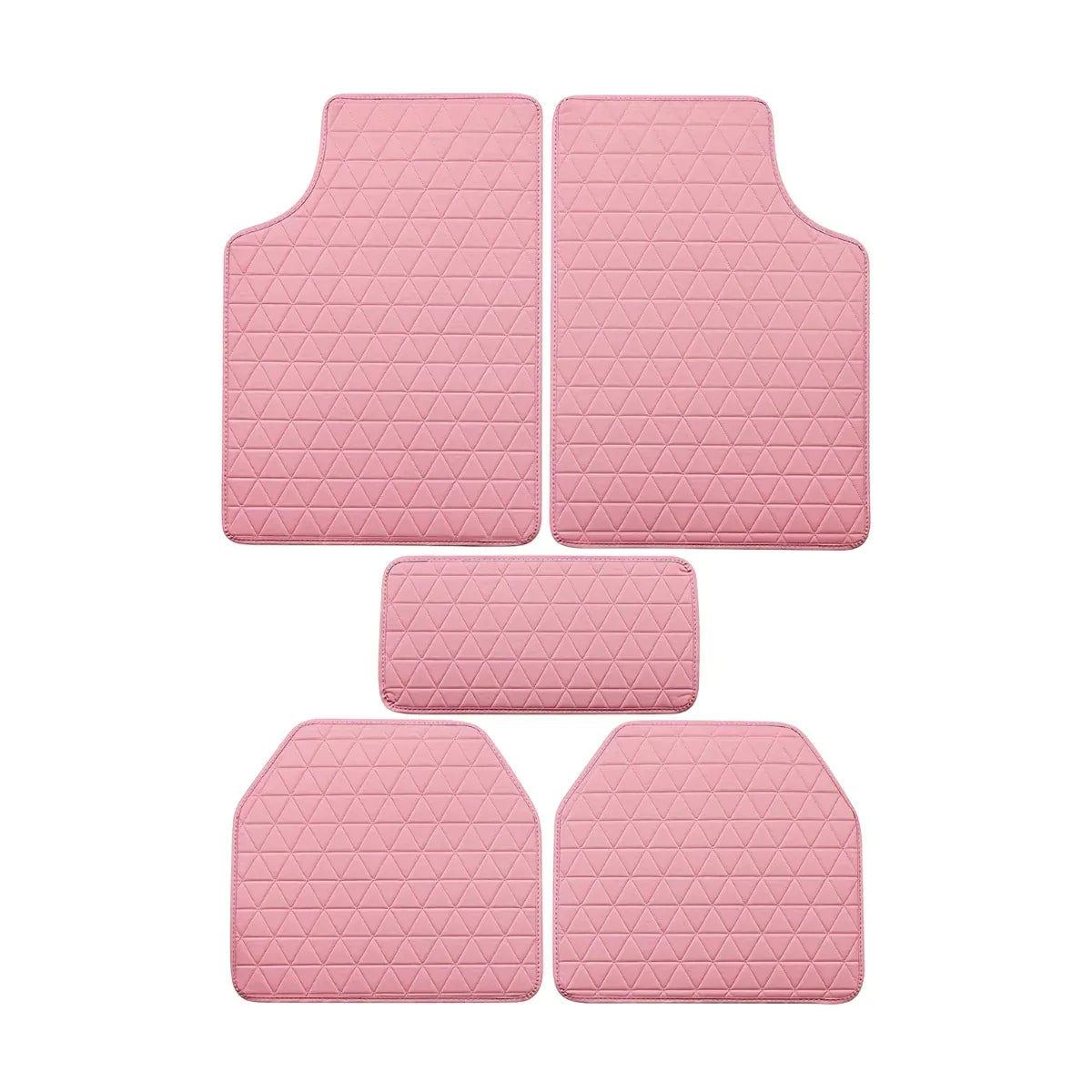 5Pcs Car Floor Mat Universal PVC Leather Carpet Vehicle Protective Floor Mat