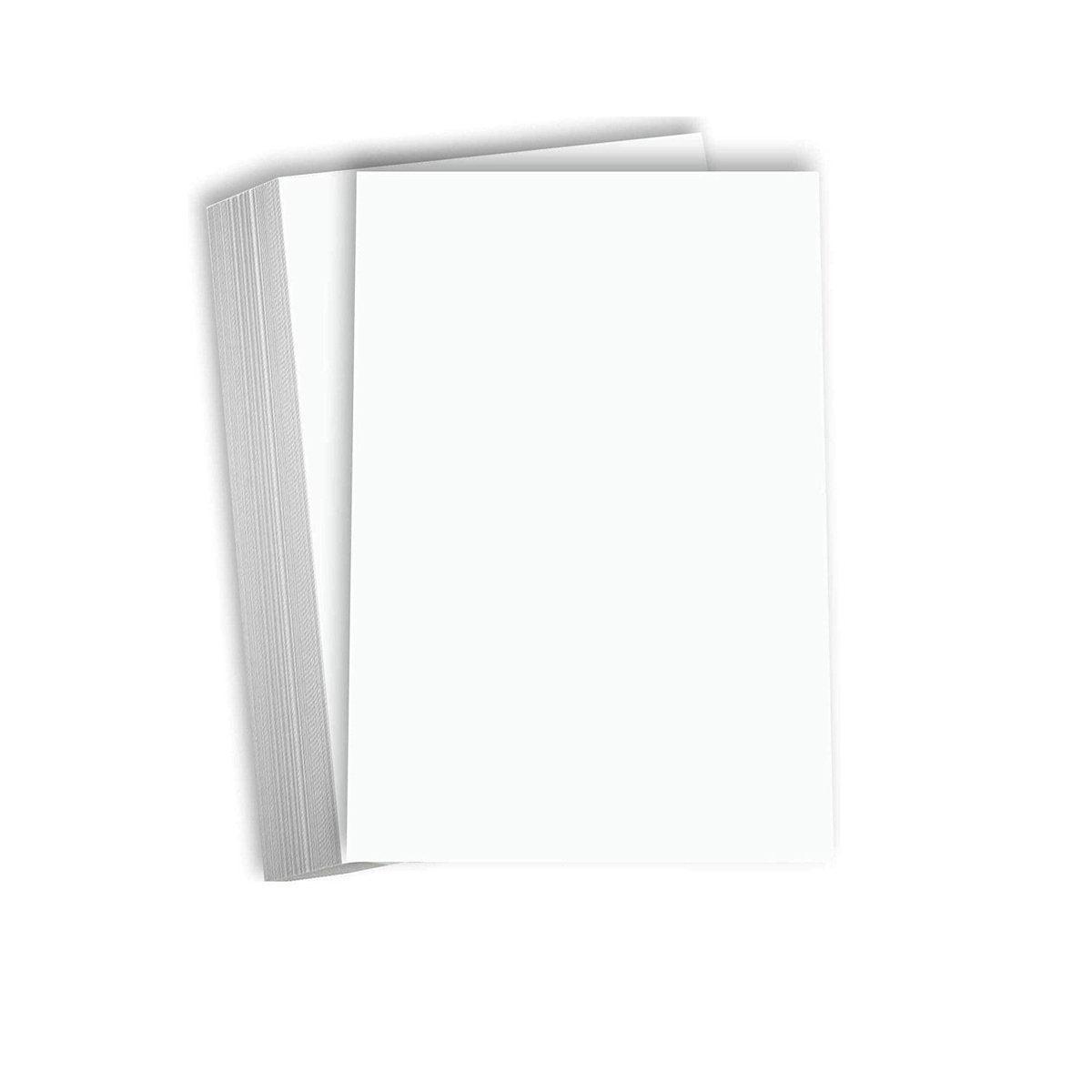 Premium A4 Card Stock 50PCS All Wood White Cardstock Paper