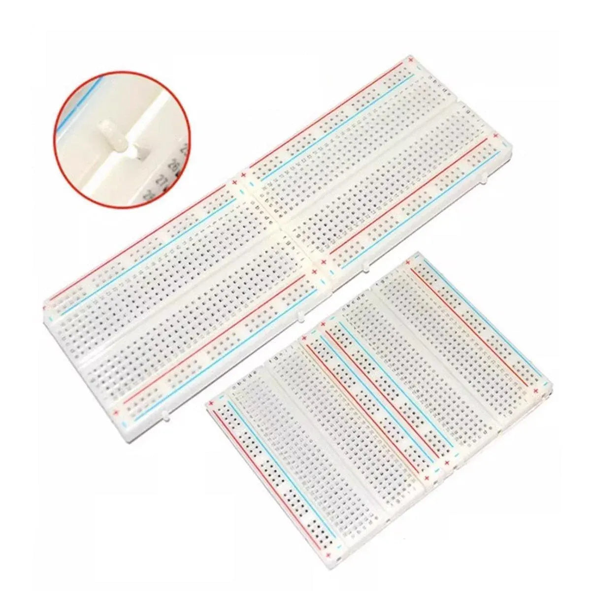 10PCS Solderless Breadboard 400 Hole Test Board Jumper Wire Kit Plastic Box