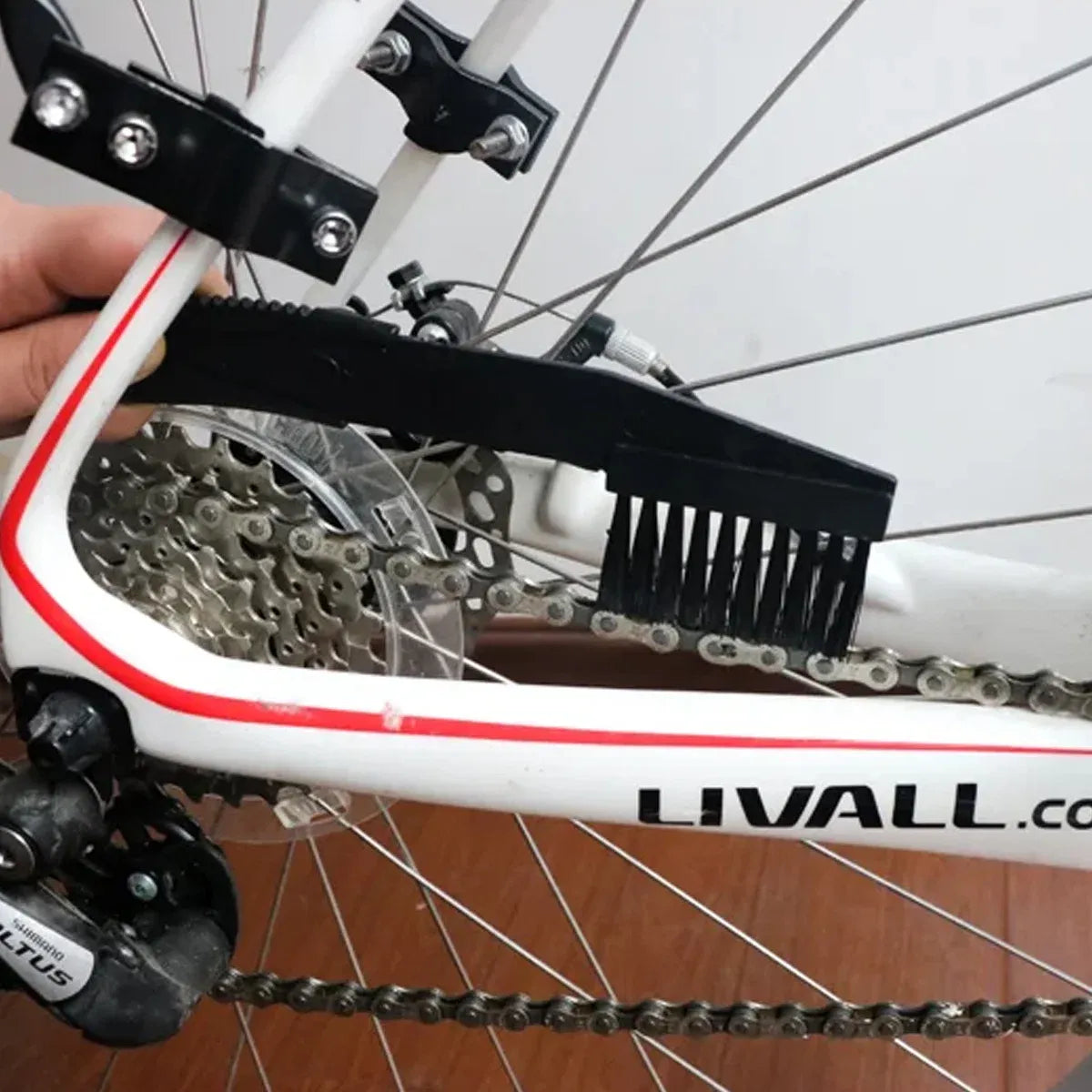 10 Piece Bike Cleaning Brush Kit Bicycle Maintenance Tool Set