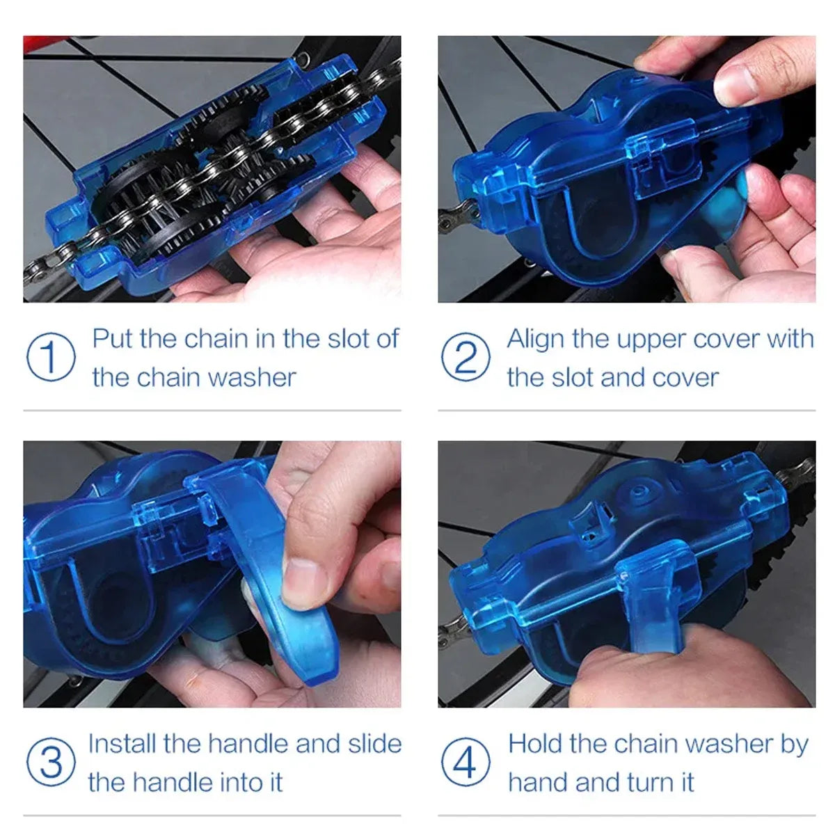 10 Piece Bike Cleaning Brush Kit Bicycle Maintenance Tool Set