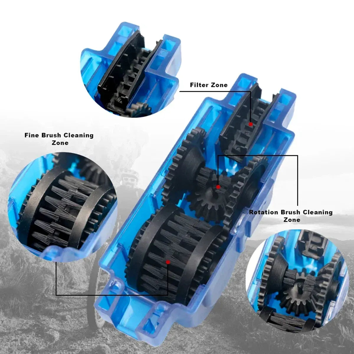 10 Piece Bike Cleaning Brush Kit Bicycle Maintenance Tool Set