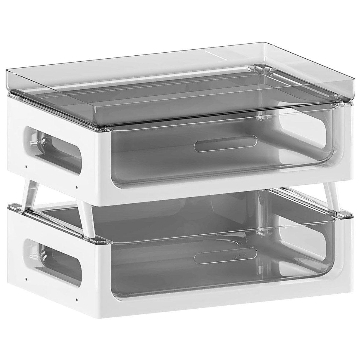 Drawer Desktop Storage Organizer Two Tier Shelf for Home Office