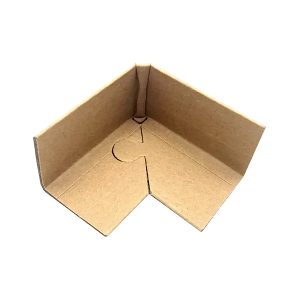 100pcs Kraft Paper Cardboard Corner Protector 90 Degree Angle Guard for Packing - 50x50x4mm