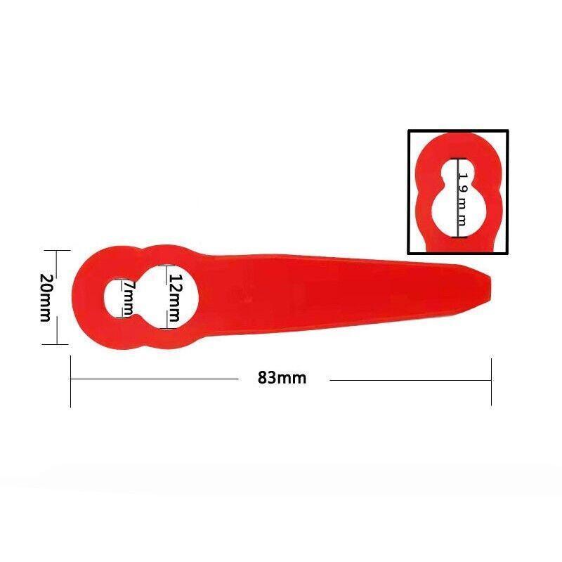 Grass Trimmer Plastic Blades Part Cutter Replace For Ozito, Bosh