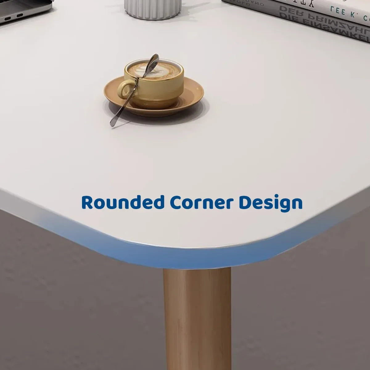 Rectangular Desktop Computer Desk Office Table Sturdy Space-Saving Home Office