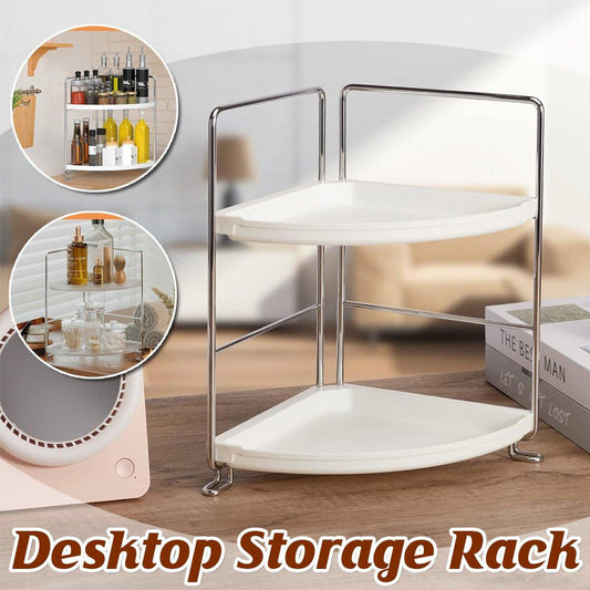 2 Tier Countertop Shelf Organizer Storage Rack
