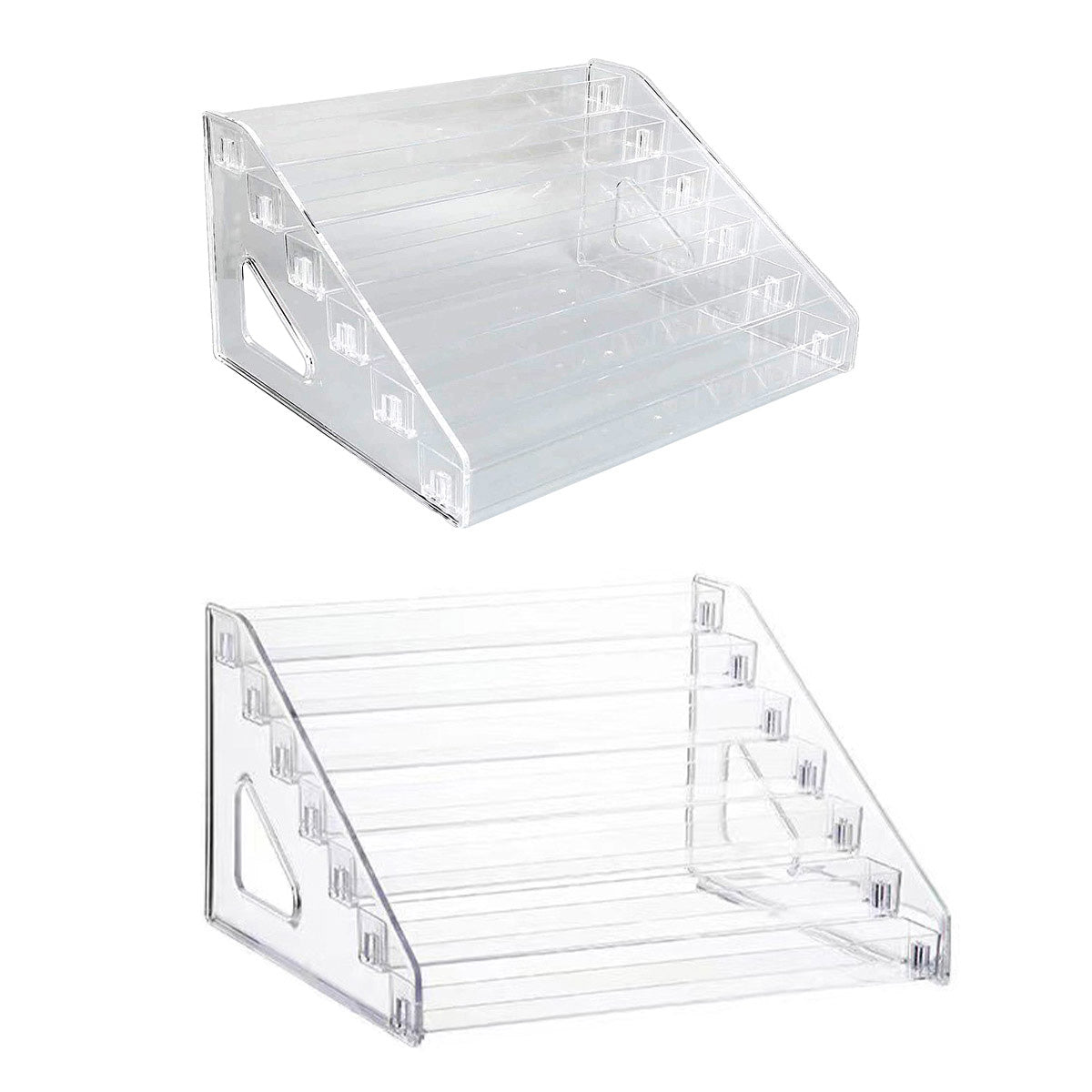 6-Tier Layer Nail Polish Storage Box Multi Layer Clear Display Rack