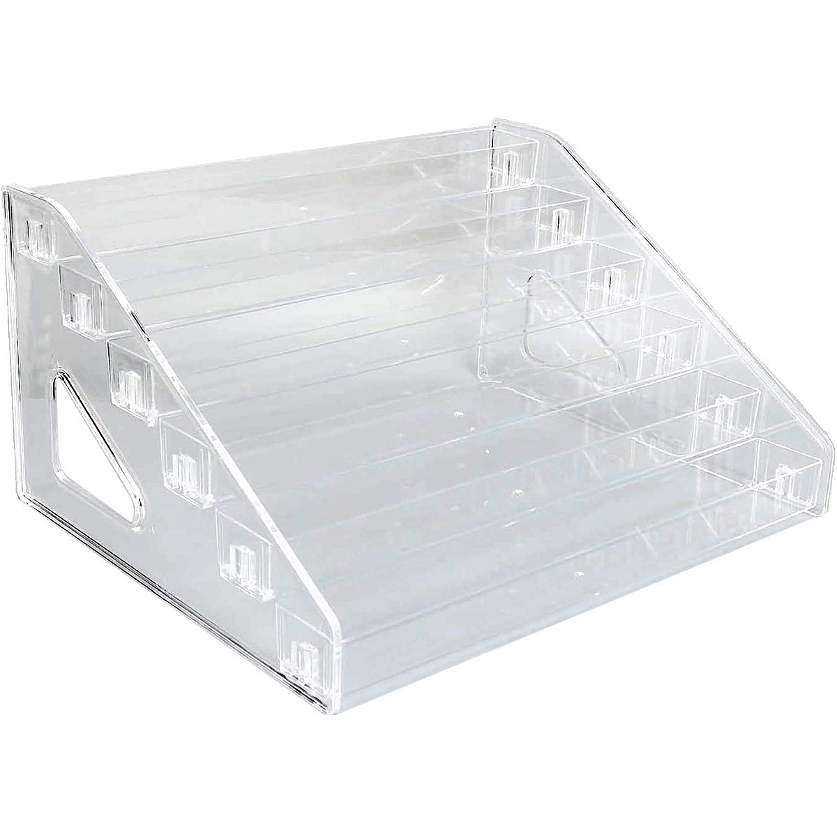 6-Tier Layer Nail Polish Storage Box Multi Layer Clear Display Rack