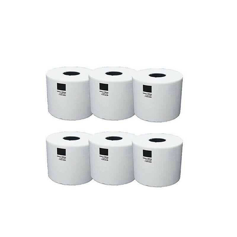 8 Rolls Compatible Brother Dk11201 400 Address Labels 29X90Mm