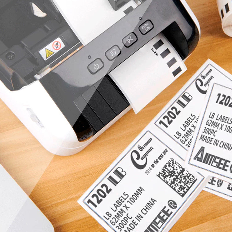 8 Rolls Compatible Brother Dk11201 400 Address Labels 29X90Mm