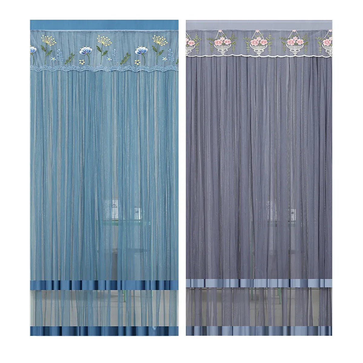 Door Curtain Breathable Insect Proof Durable High-Quality for Home Kitchen Use - Grey