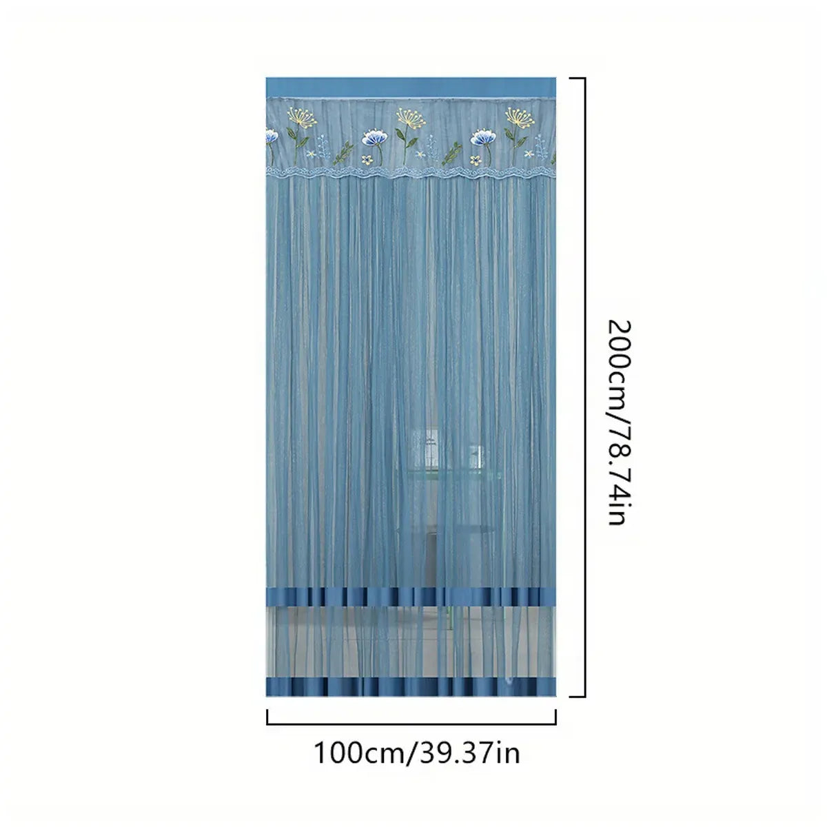 Door Curtain Breathable Insect Proof Durable High-Quality for Home Kitchen Use - Grey