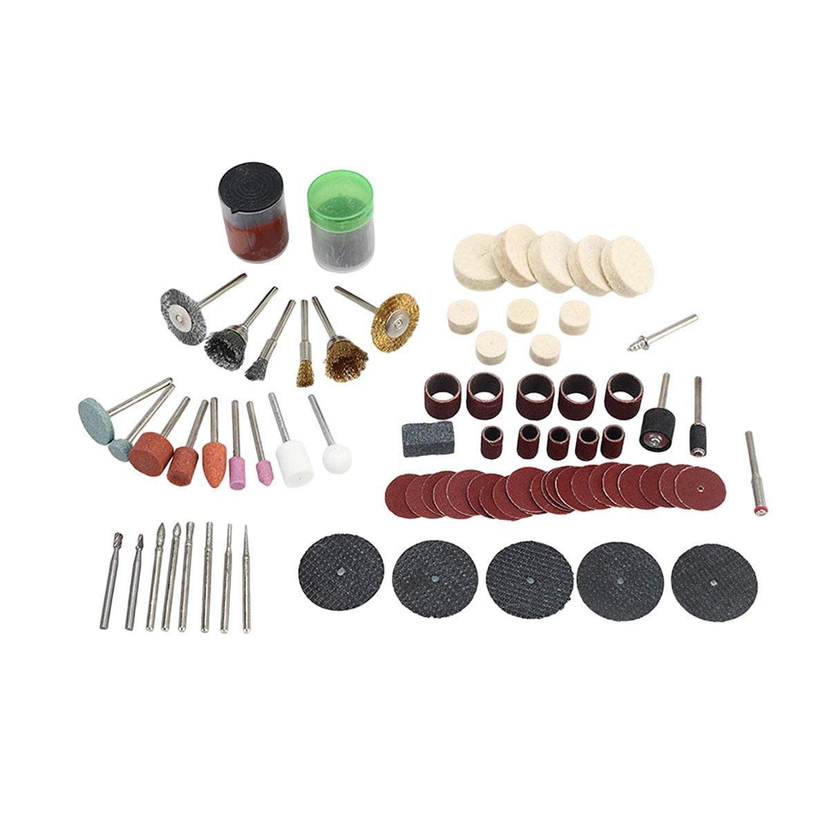 100/147pcs Electric Mill Set Accessories Grinding Cutting Drilling Tool Kit