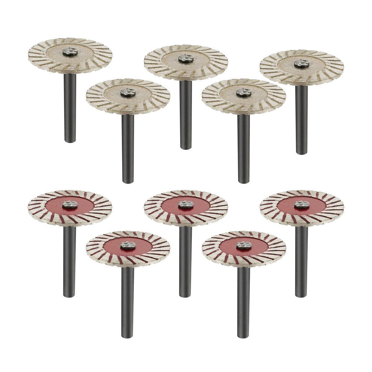 10pcs 40mm Stone Engraving Saw Blades Corrugated Cutting Tools