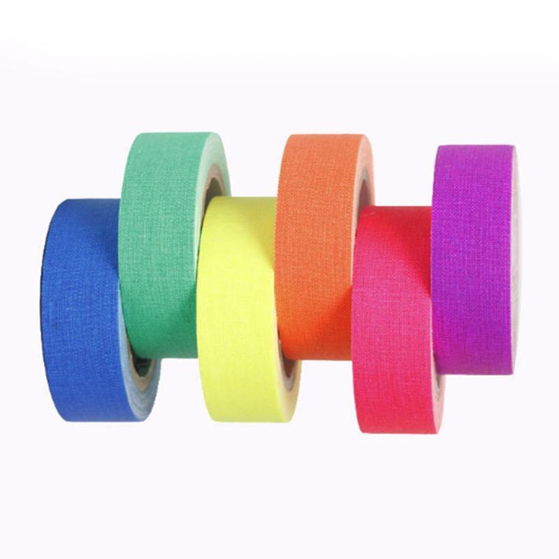 6X Luminous Fluorescent Tape Glow In The Dark Night Self-Adhesive Stickers