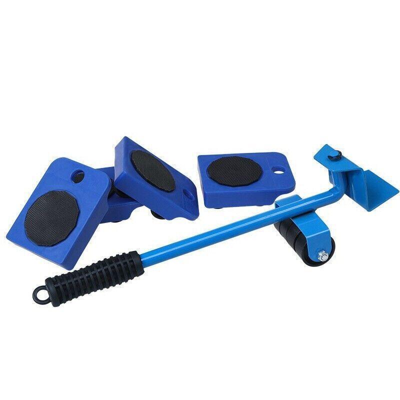 Furniture Lifter and Mover Tool Set 5PCS Heavy Duty Roller Sliders