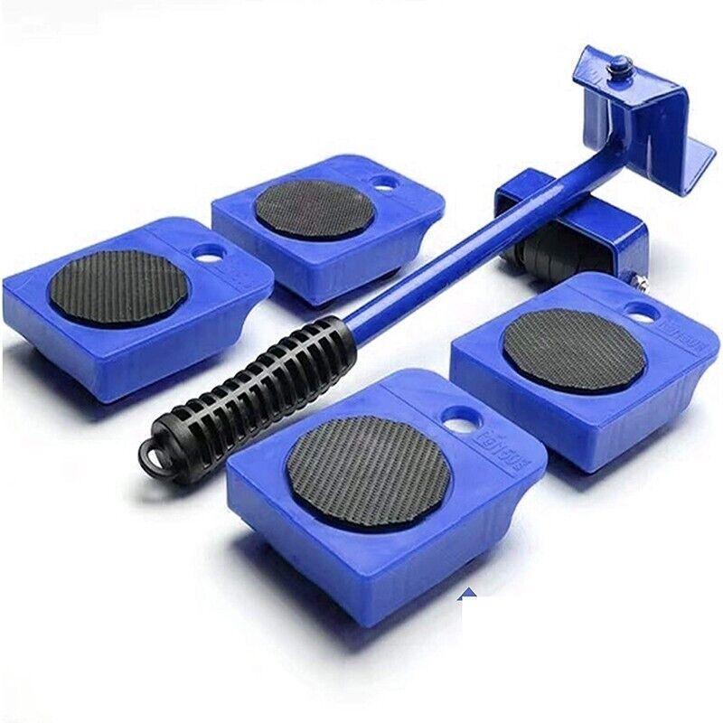 Furniture Lifter and Mover Tool Set 5PCS Heavy Duty Roller Sliders
