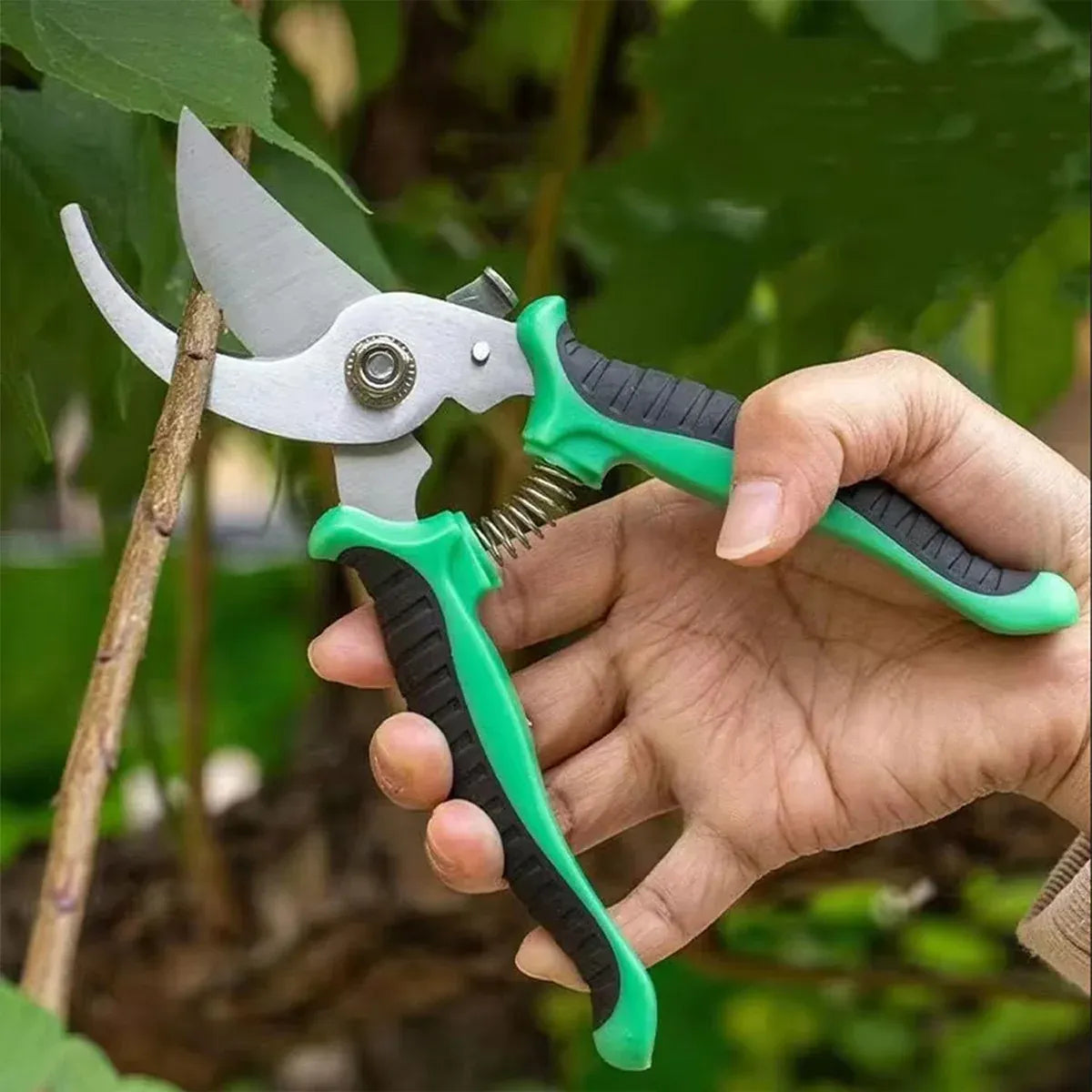 3PCS Stainless Steel Garden Shears Set Multi Function for Pruning Trimming Plants