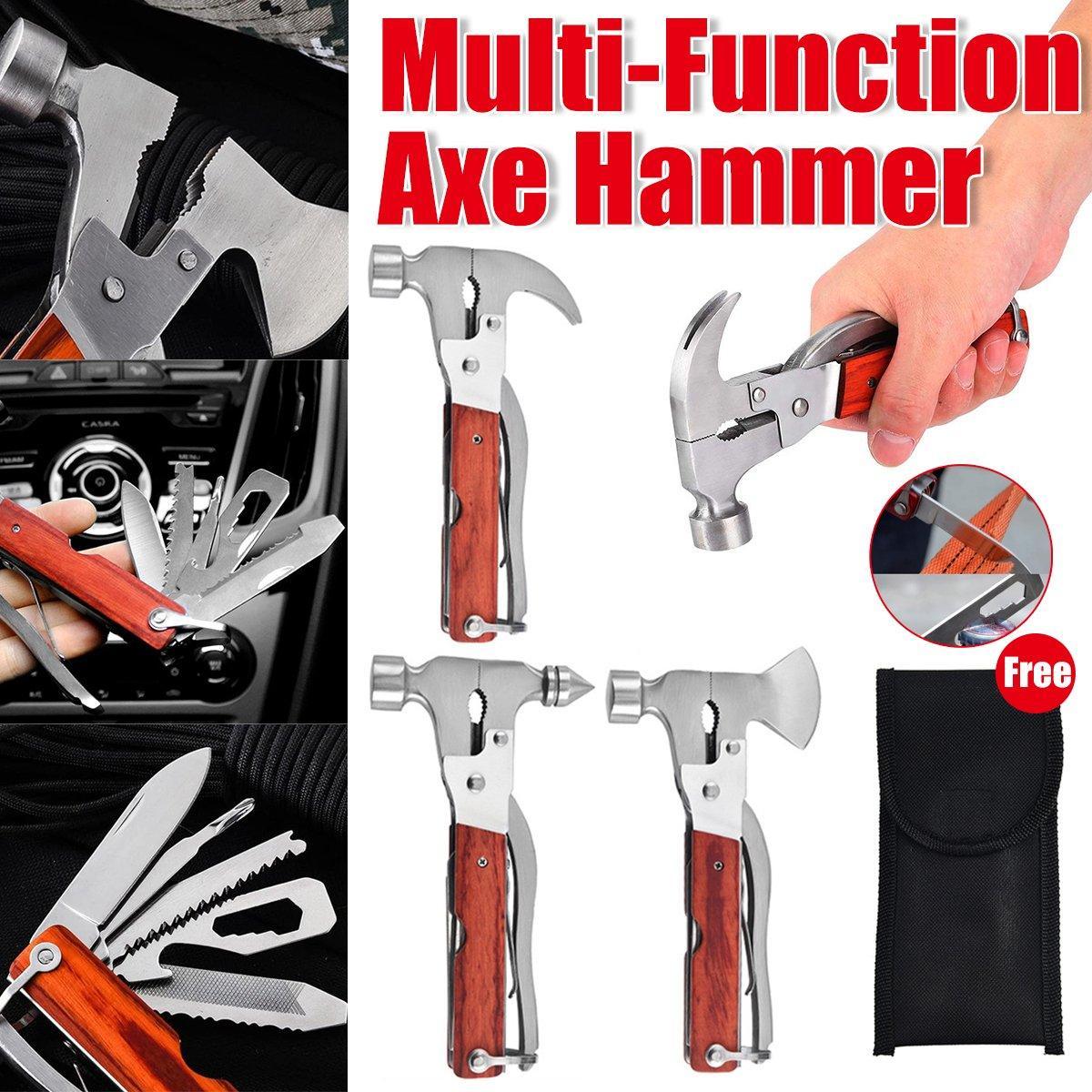 Multifunctional Axe Hammer Portable Outdoor Tool Versatile Camping