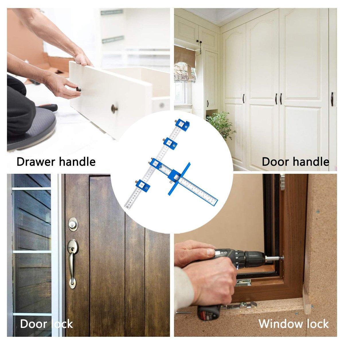 Furniture Carpentry Drill Guide Punch Locator Woodworking Hole