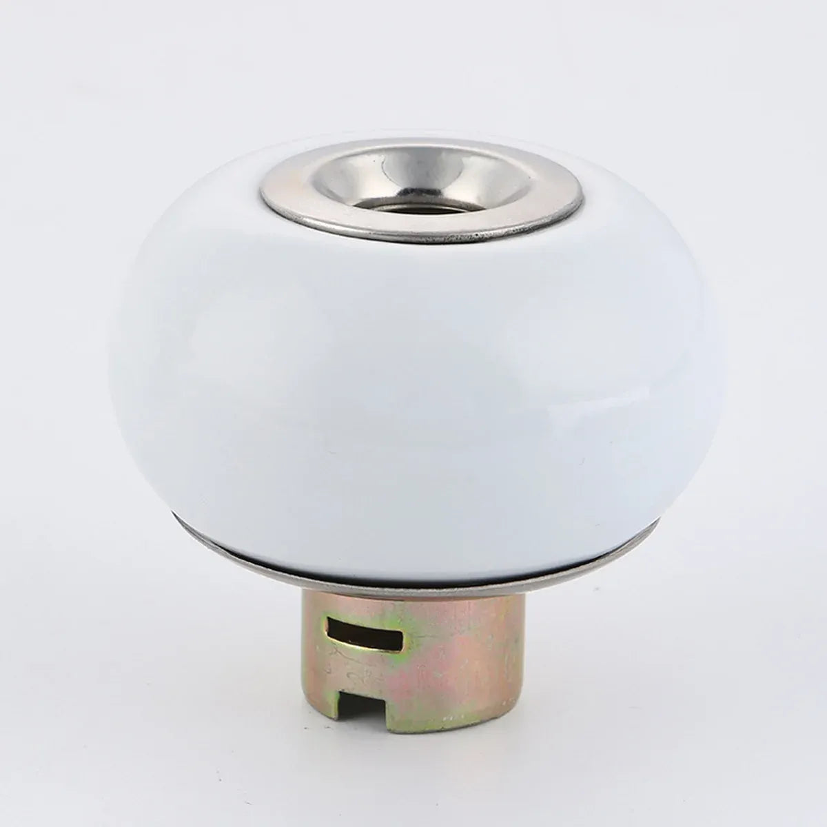 Ceramics Door Knob Lock Key Locking Set Interior Exterior Knob Bedroom Bathroom