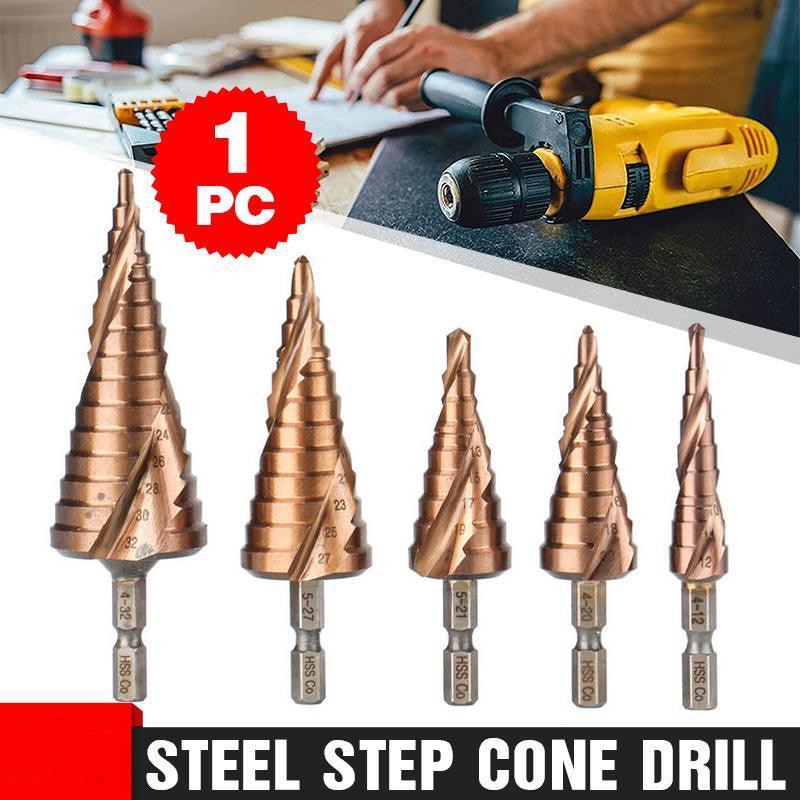 HSS M35 Cobalt Steel Step Cone Drill Bit Hole Saw Cutter