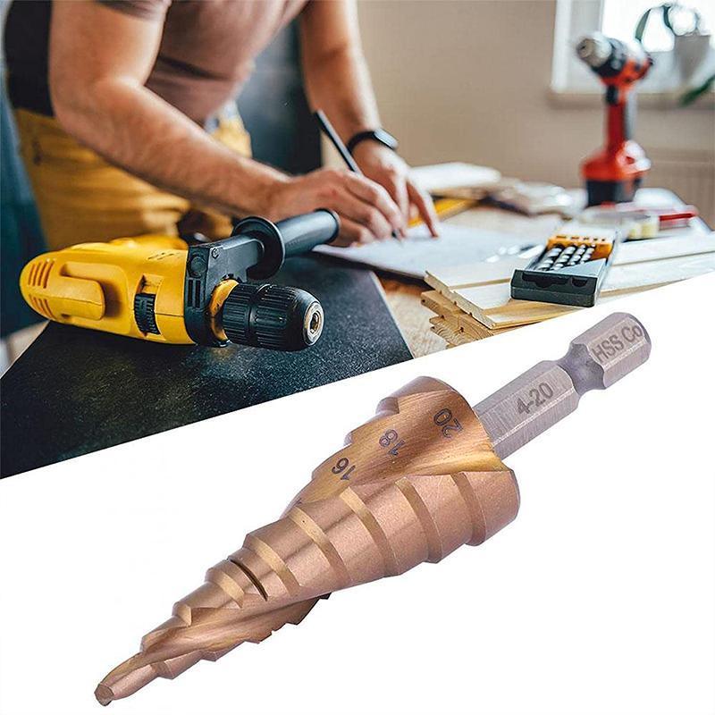 HSS M35 Cobalt Steel Step Cone Drill Bit Hole Saw Cutter