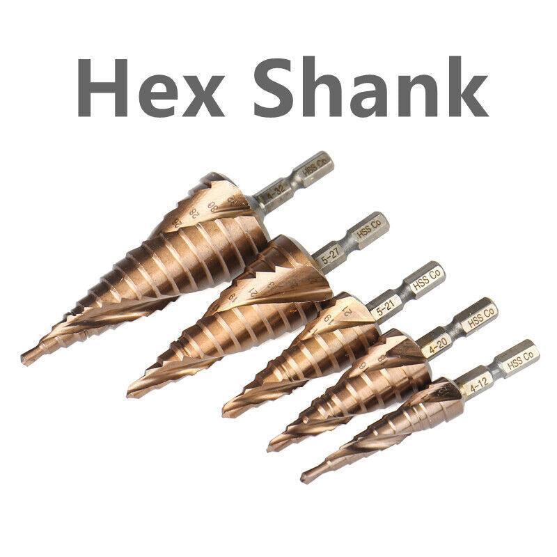 HSS M35 Cobalt Steel Step Cone Drill Bit Hole Saw Cutter