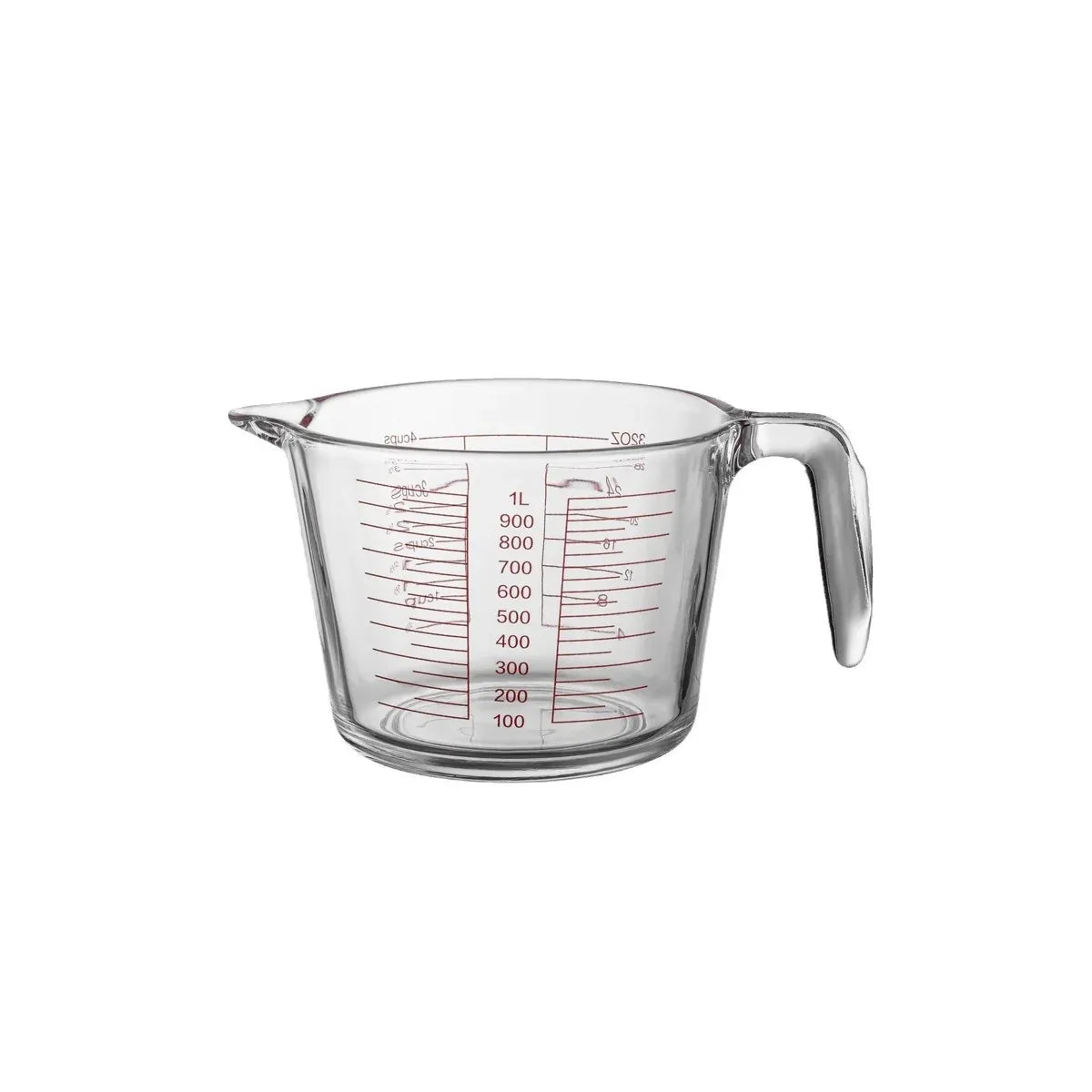Glass Measuring Cup Large Capacity Thickened Heat Resistant Kitchen Baking Tool
