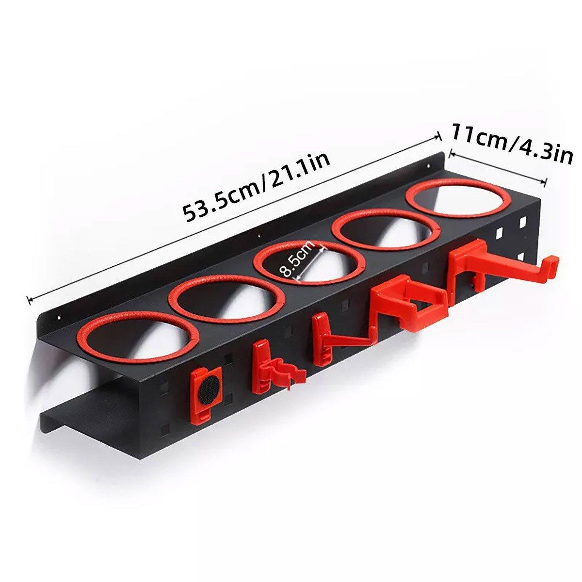 Car Wash Spray Bottle Holder Wall Mount Detailing Storage Rack