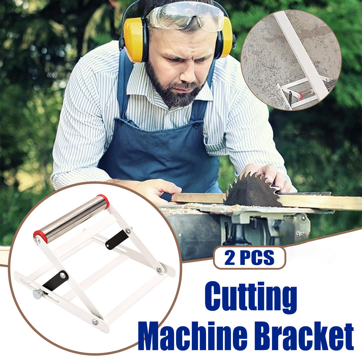 Adjustable Cutting Machine Support Frame Table Saw Stand