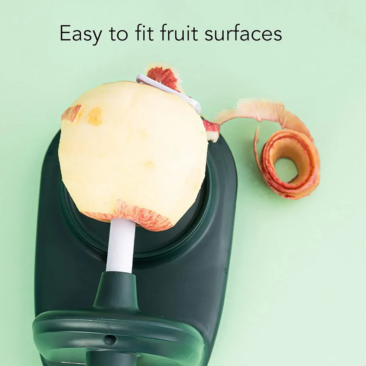 Hand Cranked Fruit Peeling Machine for Home Kitchen Apple Potato Peeling Tool - Light Green