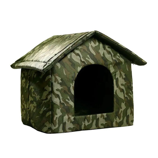 Waterproof Outdoor Cat Nest Stray Pet Hiding Nest Simple Dog House Shelter Bed - L