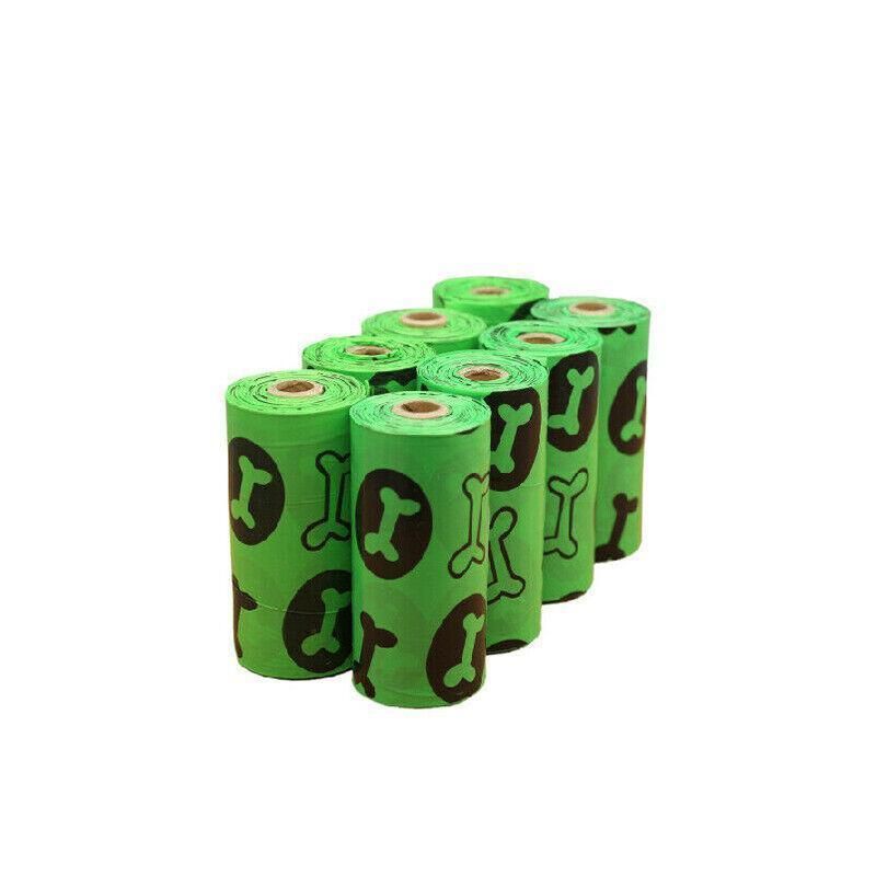 Biodegradable & Compostable Dog Poo Bags Pet Poop Bag Garbage Disposable Clean - 16 Rolls(240 Bags)