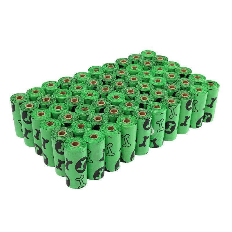 Biodegradable & Compostable Dog Poo Bags Pet Poop Bag Garbage Disposable Clean - 16 Rolls(240 Bags)