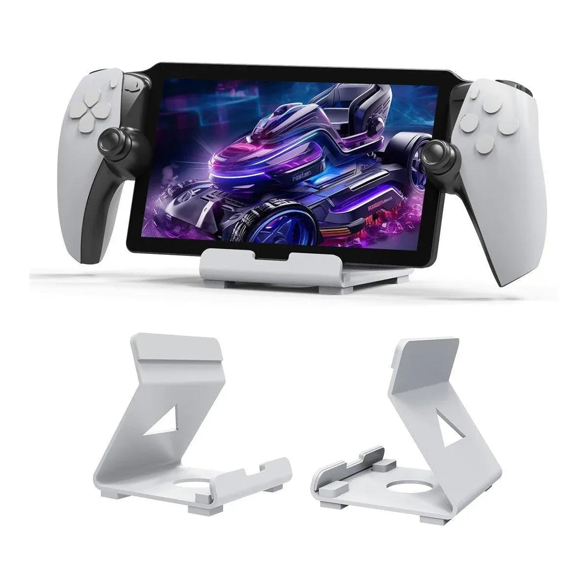 Handheld Device Desktop Stand Adjustable Dock for Switch Steam ROG Deck - Black