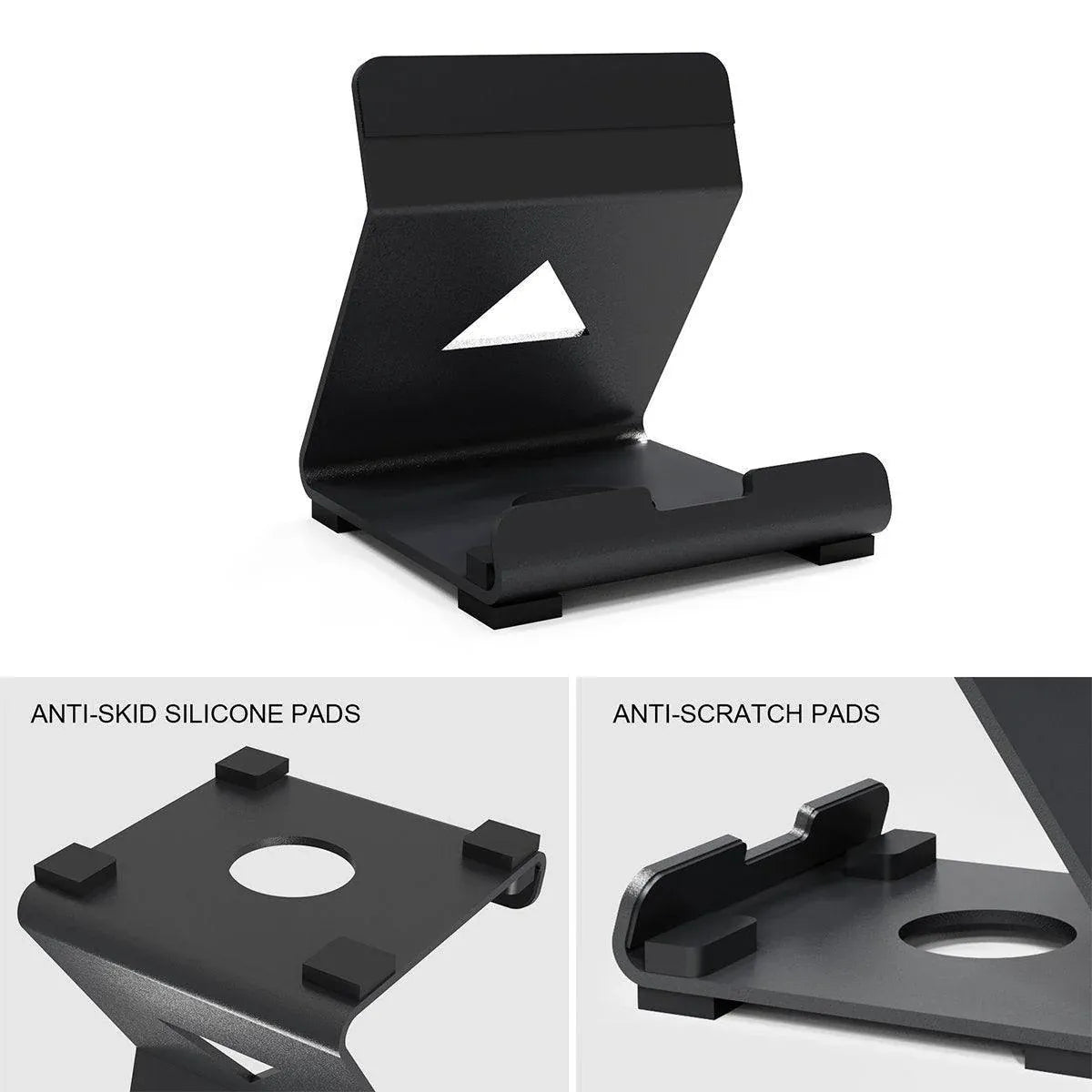 Handheld Device Desktop Stand Adjustable Dock for Switch Steam ROG Deck - White