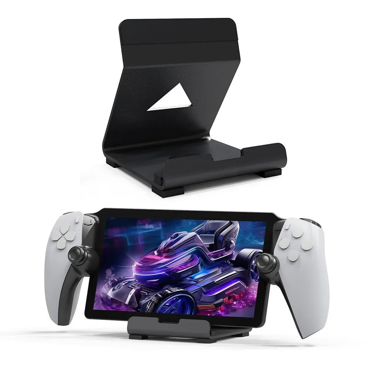 Handheld Device Desktop Stand Adjustable Dock for Switch Steam ROG Deck - White