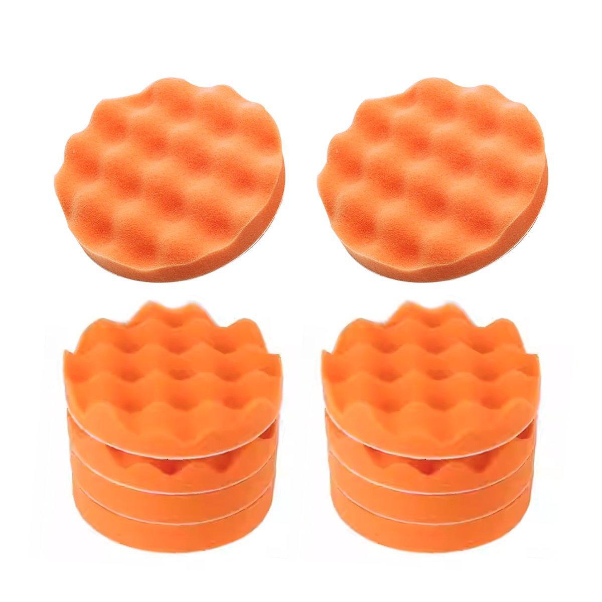 10x 150mm Sponge Polishing Pads 6Inch Waxing Buffing Set for Car