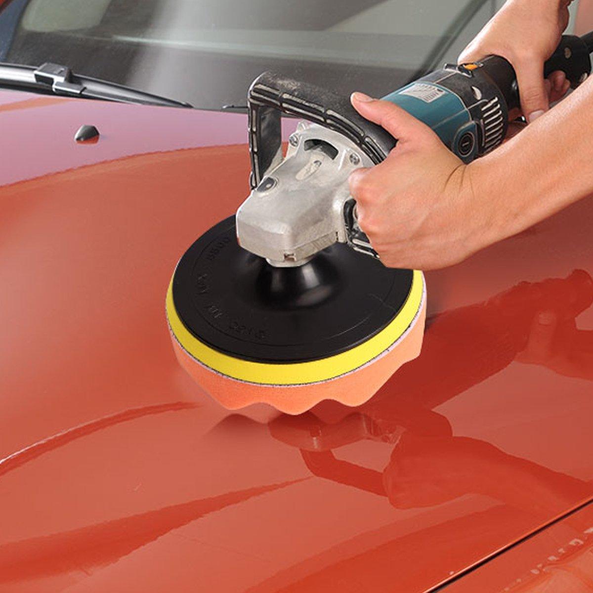10x 150mm Sponge Polishing Pads 6Inch Waxing Buffing Set for Car