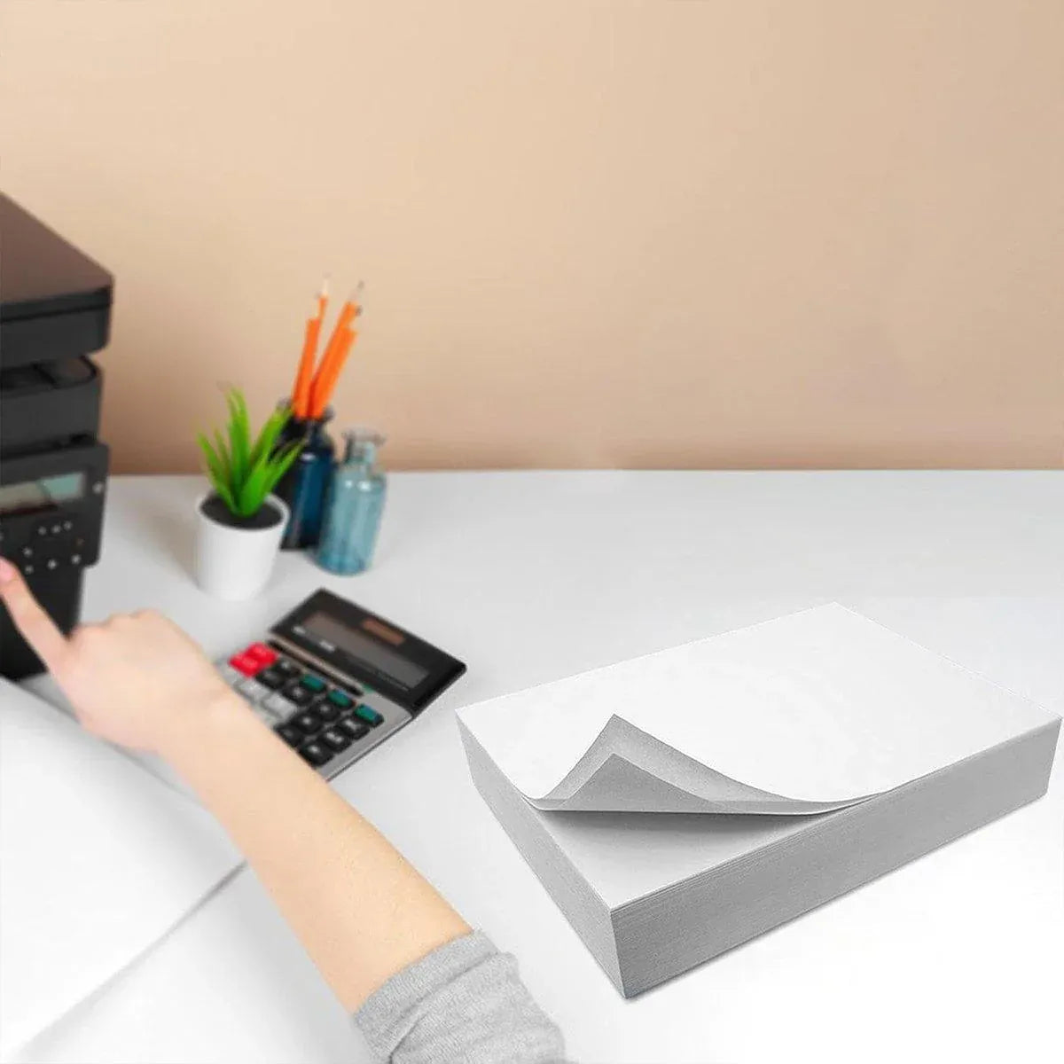 2500pcs A4 Copy Printing Paper White Office Draft Paper for Home and Business