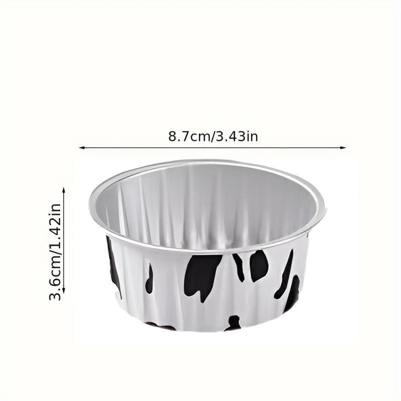 100Pcs Cake Tools Pudding Cake Aluminum Foil Baking Cups