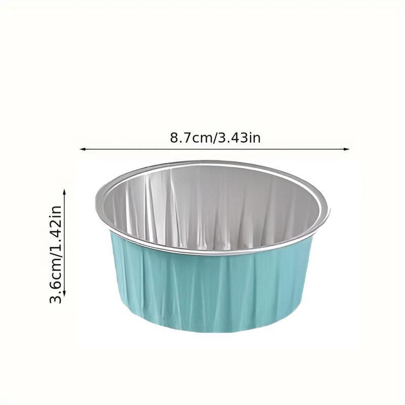100Pcs Cake Tools Pudding Cake Aluminum Foil Baking Cups