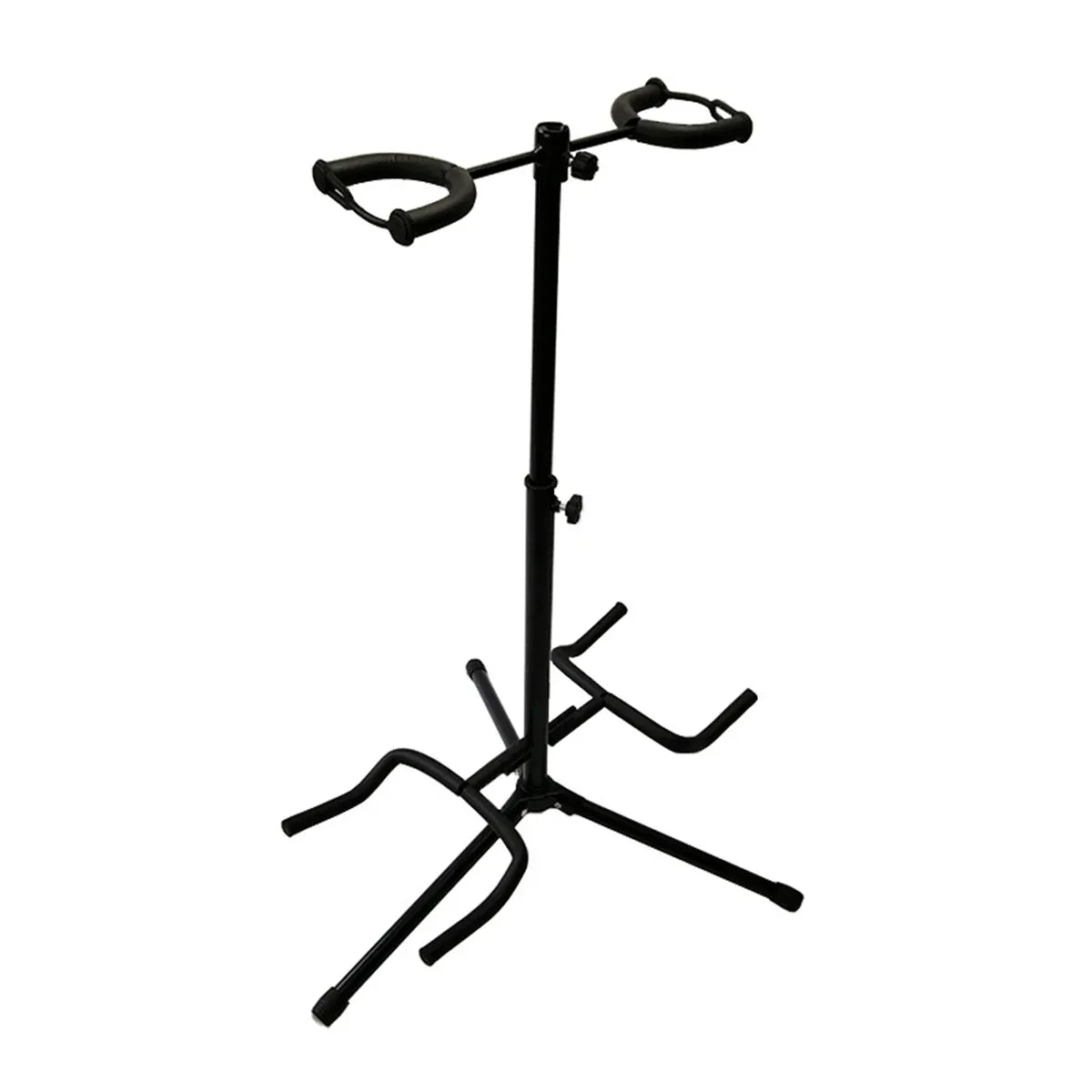 2/3Head Guitar Stand with Height Adjustment Foldable Holder Guitar Stand Bass - Dual-vertical type