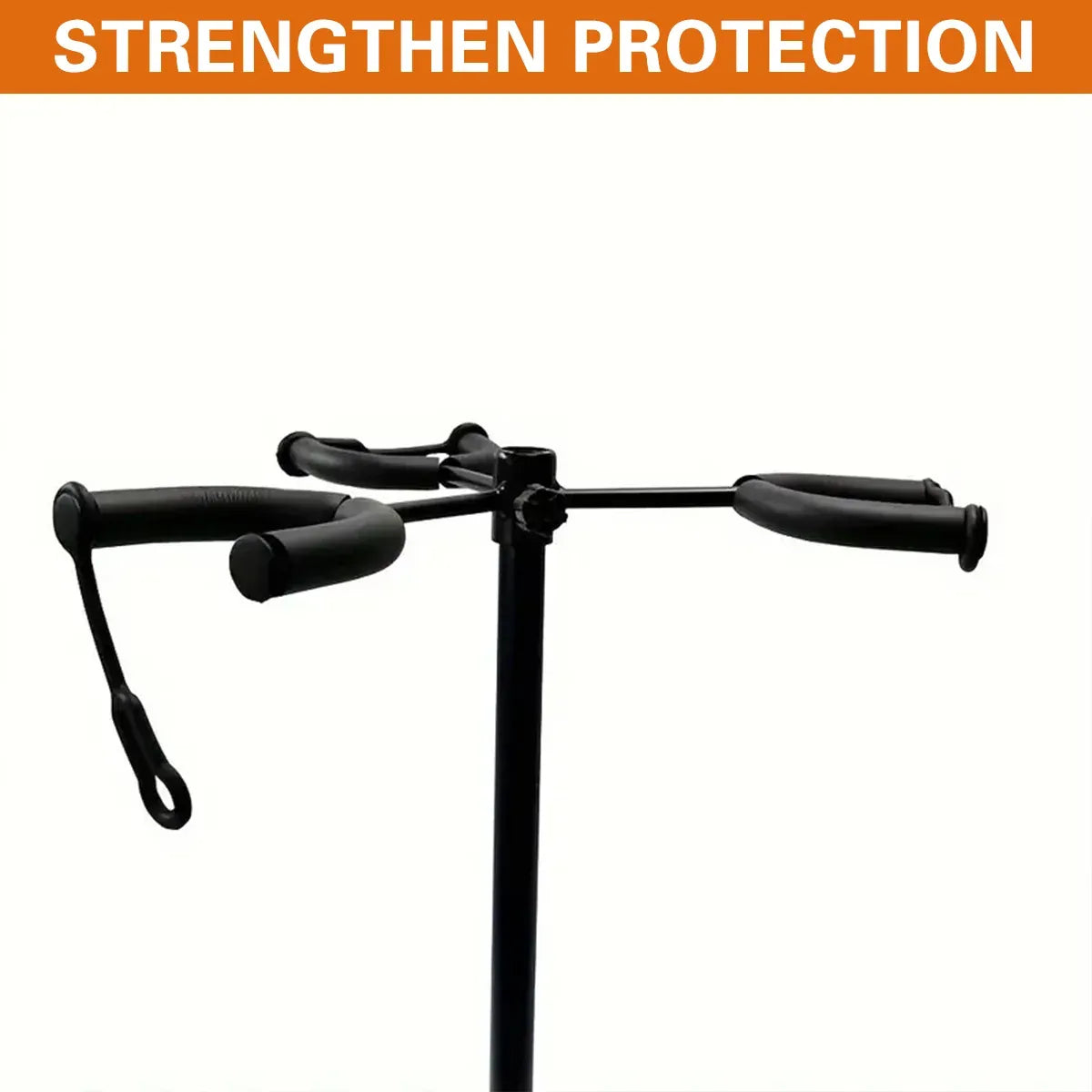 2/3Head Guitar Stand with Height Adjustment Foldable Holder Guitar Stand Bass - Dual-vertical type