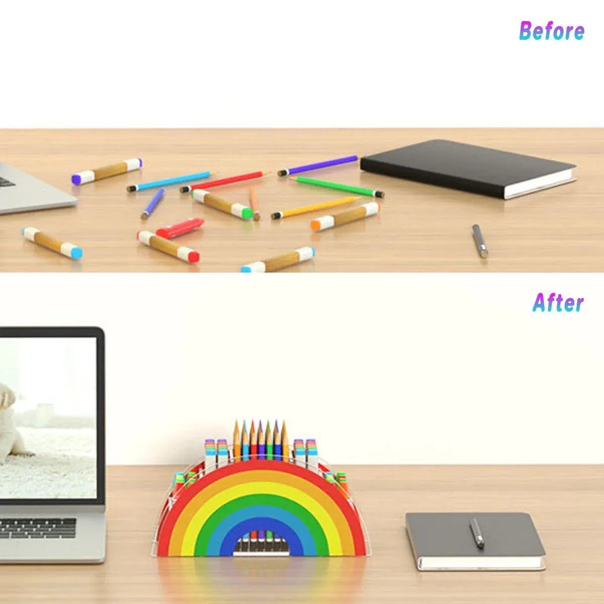 Desktop Organizer Office Pen Holder Multi-Function Storage Box Office Stationery