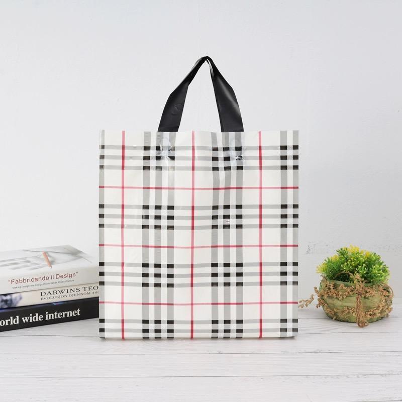 50x Reusable Plastic Tote Bag Eco Friendly Shopping Bags Durable