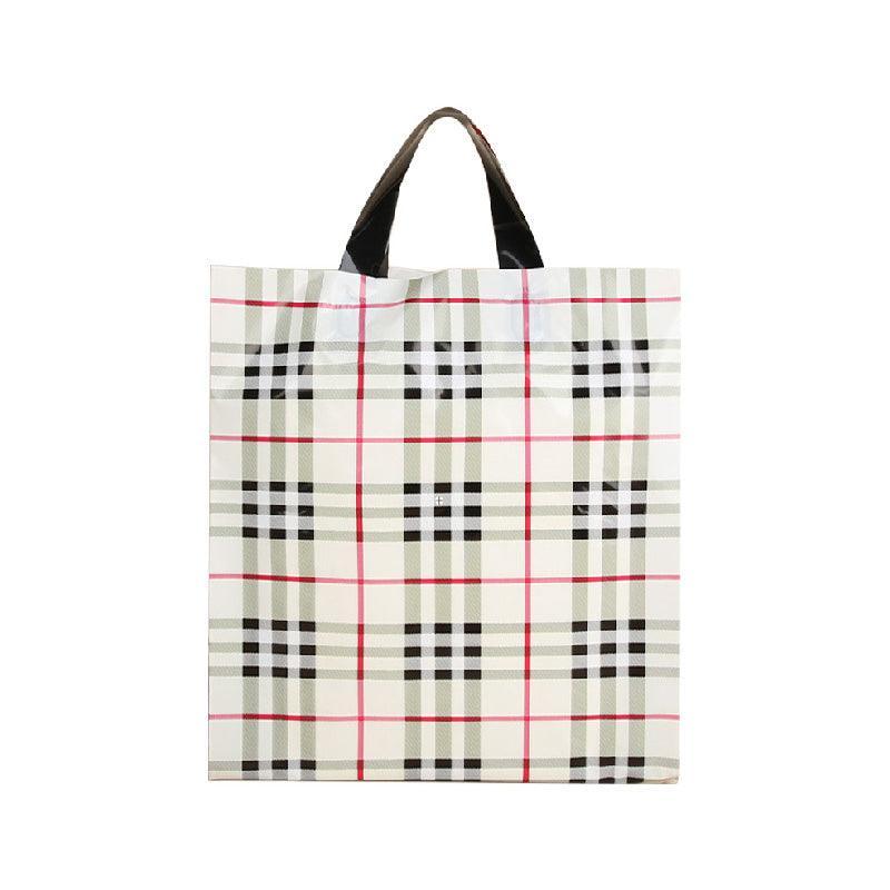 50x Reusable Plastic Tote Bag Eco Friendly Shopping Bags Durable